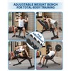 Adjustable Weight Bench – 660 Lb Capacity, 3-Second Fold &