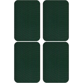 Honoson 4 Pieces Pool Safety Cover Patch Kit Repair Swimming Pool Safety Cover Mesh with Self Adhesive Green Mesh Patch Kit for Pool Cover(4 x 8 Inch)