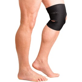Knee Brace for Knee Pain For Men and Women Durable Copper Infused Fabric Compression Knee Brace for Running with Adjustable Straps Odor Resistant Knee Support for Working Out