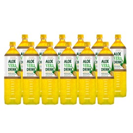 Nature's Goodness Aloe Vera Drink with Pulp Pineapple Flavor -12 Pack Case - 50.7 Fl Oz (1.5 L) Each - Total 18 Liters - Refreshing Beverage with Real Aloe Vera Juice