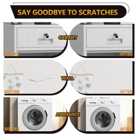 Meuvcol White Touch Up Paint, Appliance Cabinet Furniture Wood Touch Up Paint for Wall, 30ML Multi Surface White Touch Up Pen, Wall Touch Up Paint for Bathtub Porcelain Door Trim Chips Scratches