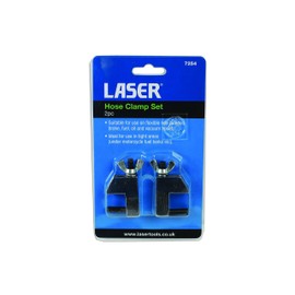Laser 7254 Hose Clamp Set 2pc, Black