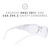 Gamma Ray Full Lens Magnification Reading Safety Glasses Readers
