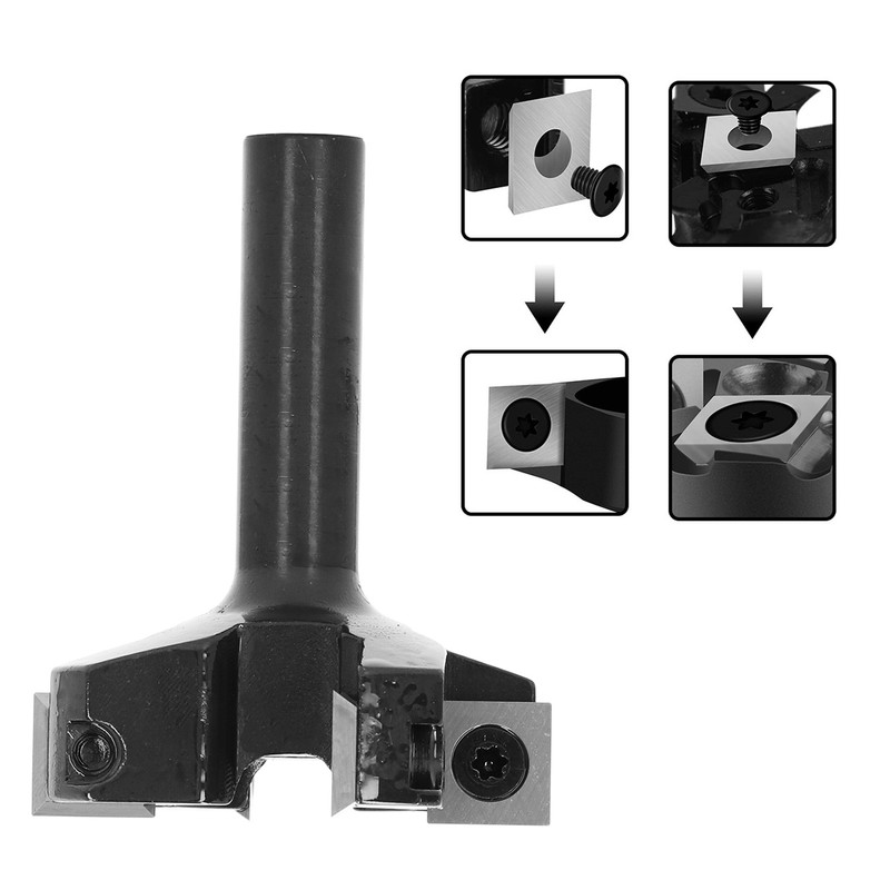 Spoilboard Surfacing Router Bit 4 Wing 2 Inch Insert Slab