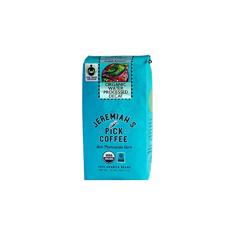 Organic Water Process Decaf - Whole Beans - 10oz, Decaffeinated