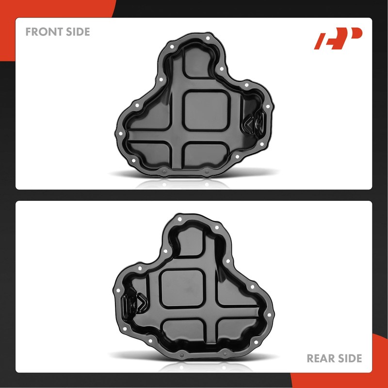 A-Premium Engine Oil Pan Sump with Drain Plug Compatible with