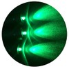 3 pack green LED micro effect light kit with flash