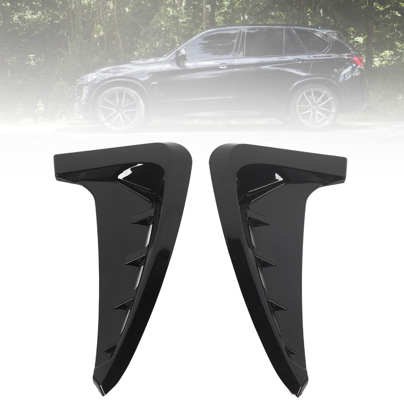 2PCS Car Front Side Air Vent Cover Decorative Gills Side