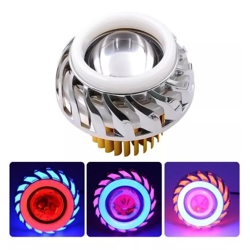 Yuqing Lupa Led Faro Ojo De Angel Y Demonio Motos