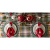 DII Yuletide Plaid Christmas Collection Holiday Dining Table Linen, Tablecloth,
