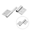 sourcing map 2-inch Long Steel Small Slip Joint Flag Hinge