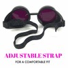 Steampunk Mad Scientist Goggles Rave Glasses Costume Eye Protection Goggles