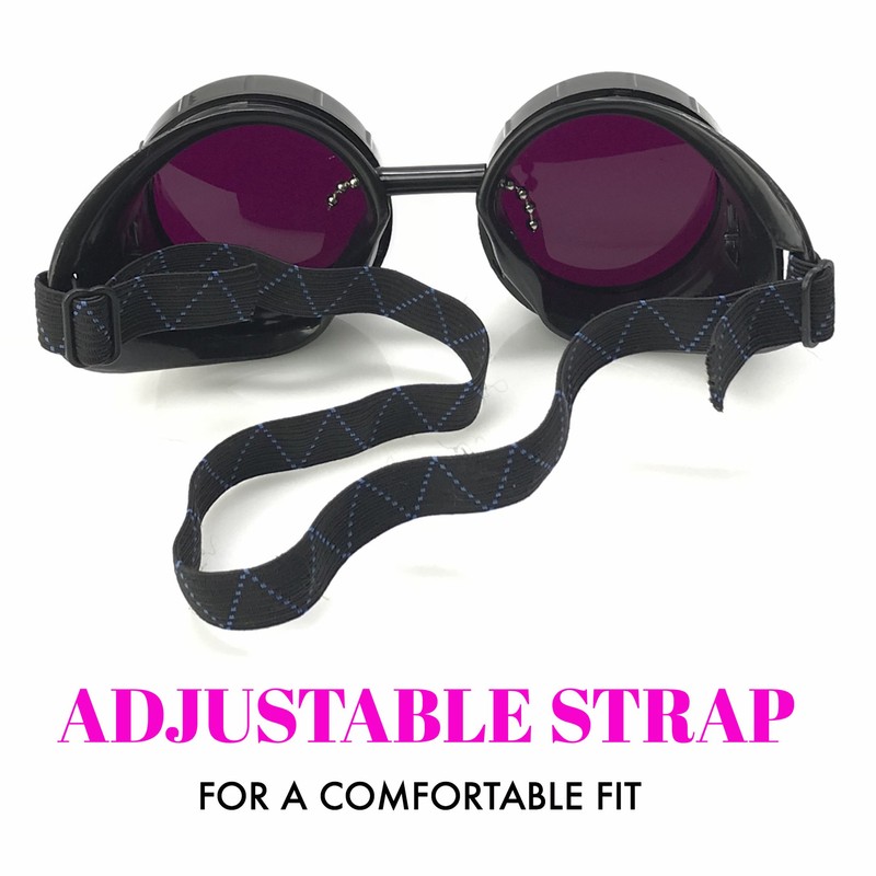 Steampunk Mad Scientist Goggles Rave Glasses Costume Eye Protection Goggles