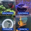 Stoneandegg Floating Betta Hammock with Suction Cup, Shrimp Cave, Betta
