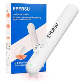 EPERSU - Pernetta termica per punture di zanzara, per curare gli insetti, per trattare il calore, alleviare il prurito e il gonfiore, colore: bianco