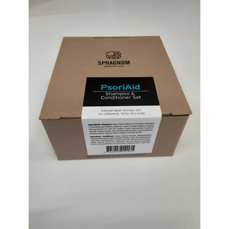 Psoriasis Shampoo and Conditioner Set - Complete Peat Mud Therapy