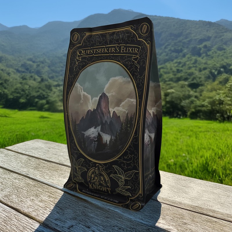 Knight Coffee Company - Questseeker's Elixir Coffee Beans, Medium Roast,