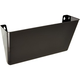 Deflecto Docupocket Stackable Wall Pocket, 13” x 4” x 7", Black