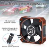 35 RC Motor Cooling Fan,21000RPM ESC Heatsink for 1/10 1/12