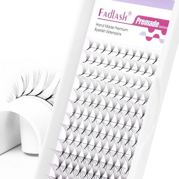 FADLASH Premade Lash Fans C Curl Premade Fans Eyelash Extensions