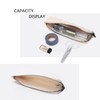 YONBEN Canvas Pencil Case Slim Pencil Pouch with Cotton Canvas