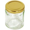 Tala Round Preserve Jar with Screw top lids, 190ml, Gold