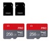 256GB Micro SD Card Class 10 Memory Cards with SD