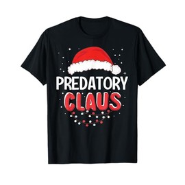 Predatory Santa Claus Christmas Matching Costume T-Shirt