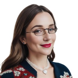 HAITCONGR Portable and Foldable Square-Frame Blue Light Blocking Reading Glasses for Women Black 2.0 R1104