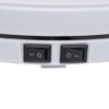 fotoconic White Electric Motorized Rotating Turntable Display Stand with LED,