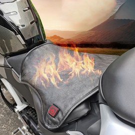 12V Motorcycle Seat Heated Cushion 3 Speed Adjustable Temperature Heating Pad Mat Waterproof Winter Warm Electric Heating Mats