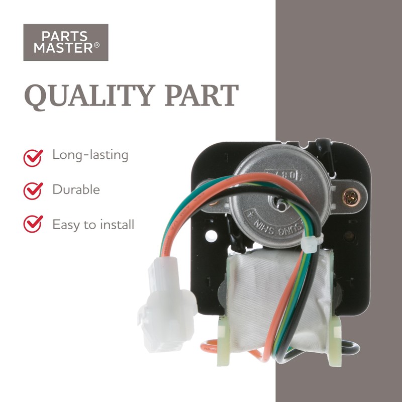 Parts Master Replacement for GE Refrigerator Condensor Fan Motor -