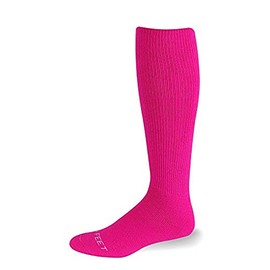 Pro Feet Multi-Sport Cushioned Acrylic Tube Socks, Fuchsia, Medium/Size 9-11