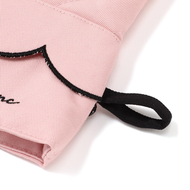 Francfranc Franc Scalloped Mittens Pink Potholder New Life