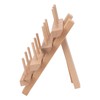 12 Spools Wooden Sewing Thread Holder Foldable Bobbin Hanging Rack