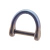 FEGVE Titanium D Ring U Shape Horseshoe Car Key Ring,
