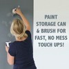 Paint Saint | Sealable Touch Up Container with Brush Attached