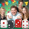 APUXXJUPA Set di 60 piatti a tema dadi da casinò,