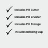Pill Crusher Cutter and Grinder Cut and Crush Combo with