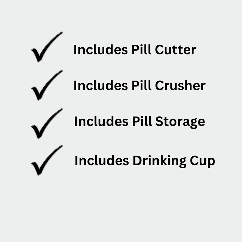 Pill Crusher Cutter and Grinder Cut and Crush Combo with
