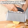 JAYVAR Large Crinkle Cutter French Fry Cutter, Large Crinkle Potato