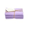 Solwang Cleaning Cloths 3 x Soft Purple Combi 606060 Wipes Cotton Wipes Stainless Steel