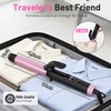 Travel Curling Iron 1 Inch,Small Curling Iron for Short Hair,Dual