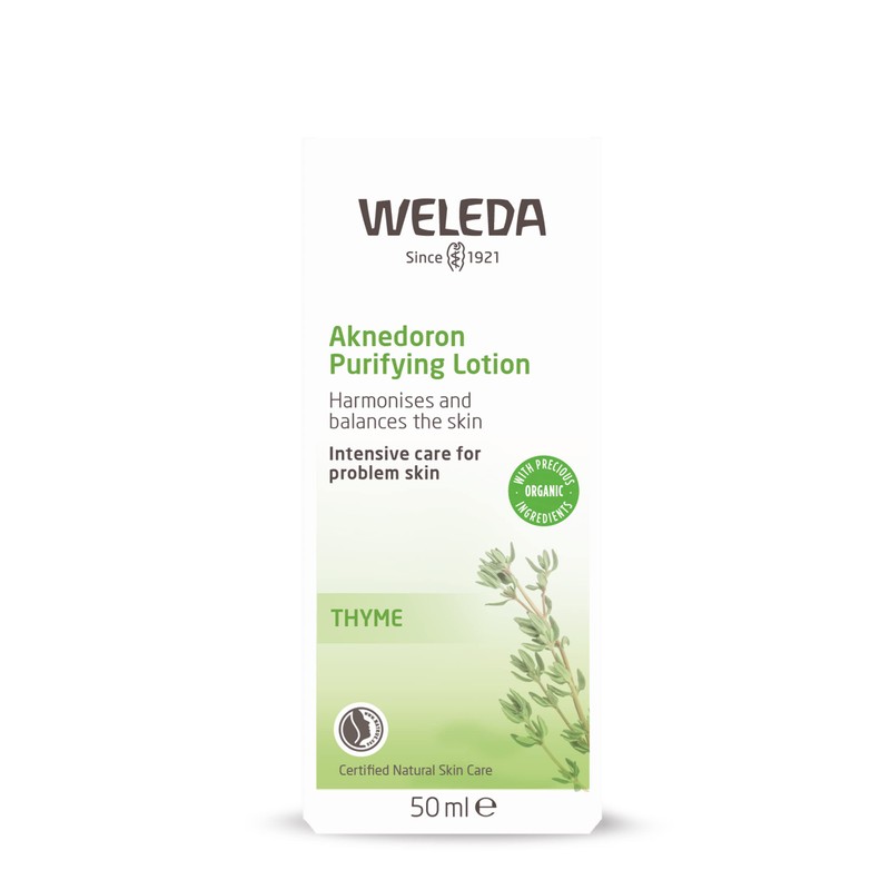 Weleda Aknedoron Purifying Lotion, Reduces Inflammation and Shine & Minimizes