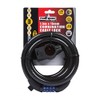 Fort Knox 77072 1.5m x 15mm Combination Cable Lock, Black