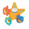 Nuby Starfish Hoopla Floating Bath Toy – Includes 3 Throwing