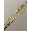 Handmade 925 Silver Tri-Color Yellow Rose Gold Plated Twisted Braided