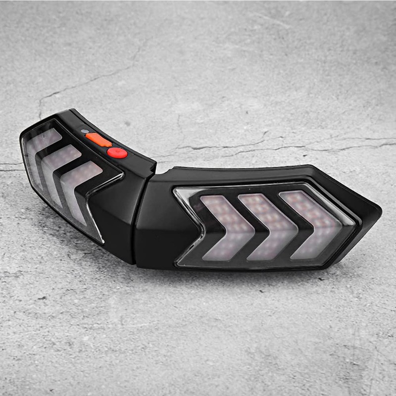 Keenso Helmet Light,Universal Sensing Turn Smart Tail Light for Motorcycles