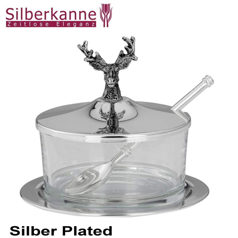 SILBERKANNE Coffee Spoon Teaspoon Deer L 13 cm Set of
