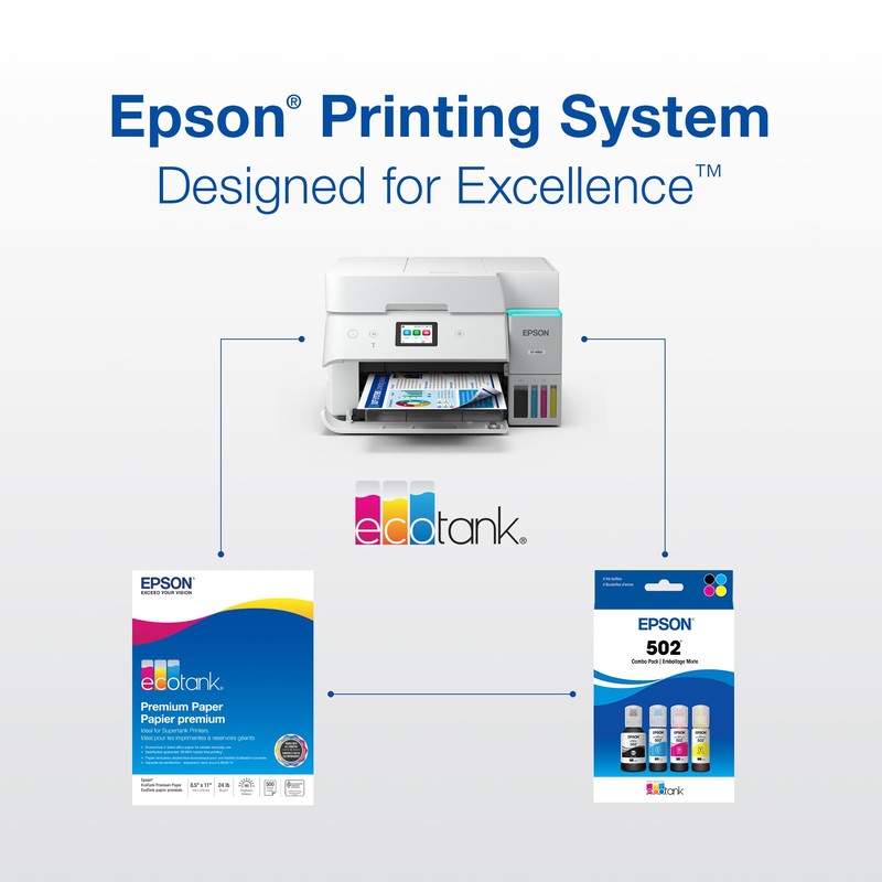 EPSON 502 EcoTank Ink Ultra-high Capacity Bottle Black Works with